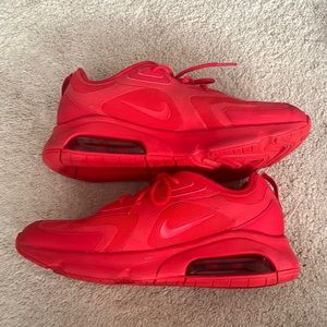 Barely worn Red Nike Air Max 200